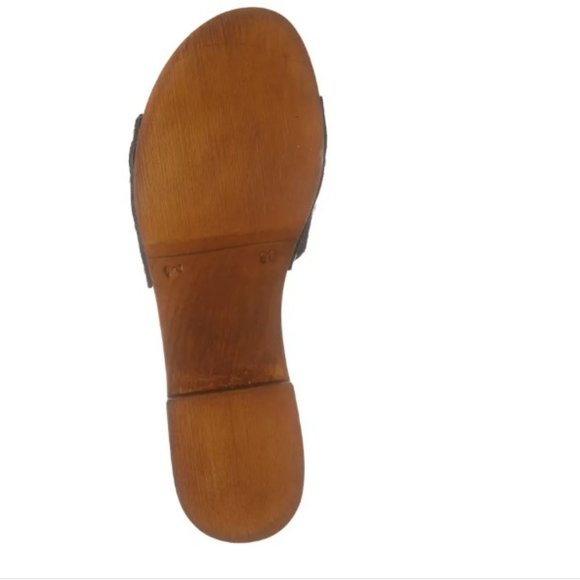 LIKE NEW Seychelles Black Suede Good Spirit Slide Sandal 8.5 - Picture 9 of 9